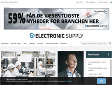 Tablet Screenshot of electronic-supply.dk